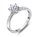 0.5CT имитированное кольцо диаманта для женщин Wx-Ri0048